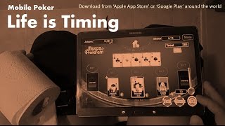 Mobile Poker 'LIFE IS TIMING' free iPhone, iPad, Android Texas Holdem & 7Card Stud screenshot 2