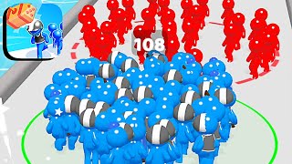 Crowd Rush 3D ​- All Levels Gameplay Android,ios (Part 2) screenshot 5