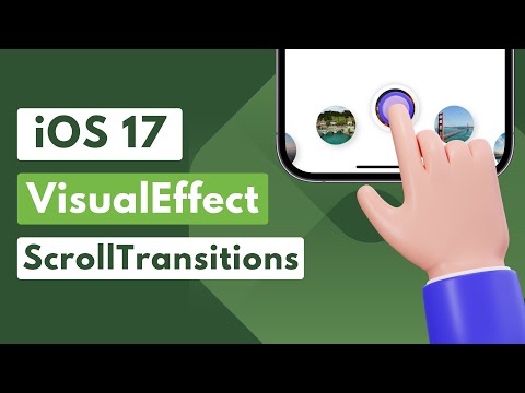 iOS 17 VisualEffect & ScrollTransition APIs - Circular Carousel Slider - SwiftUI - Xcode 15