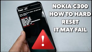 Nokia C300 How to hard reset