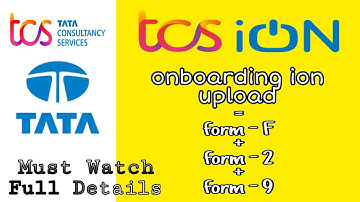 On boarding form Upload || Tcs Ion on boarding form upload | on boarding documents || tcs ion upload