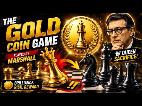 The Legendary Gold Coin Game ♛ Stunning Queen Sacrifice