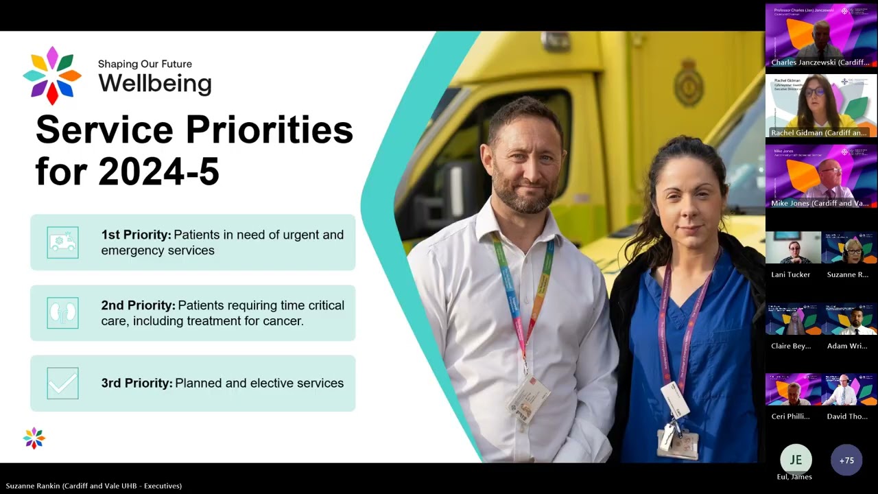 Cardiff and Vale University Health Board - Annual General Meeting 16.07.2025