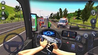 미친 트럭 운전사 화난 경찰 재미 👮🚑 트럭 시뮬레이터: 궁극 - BEST 2021 자동차 시뮬레이터 게임 Android/IOS 게임 플레이 screenshot 5