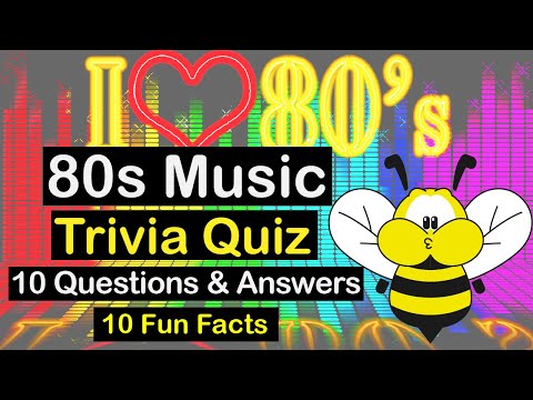 1980s Music Quiz Video 10 Fabulous Questions Quiz Beez