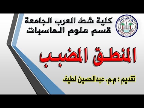 المنطق المضبب مثال البندول المعكوس