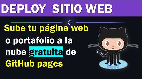 Publica tu sitio web en GitHub Pages gratis
