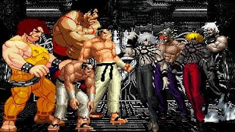 [KOF Mugen] Memorial | Goro & Hugo Team vs Rugal & Orochi Team [ 4vs4 ]