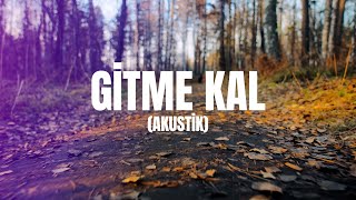 Video thumbnail of "Siren - Gitme Kal (Akustik) (Lyric Video)"