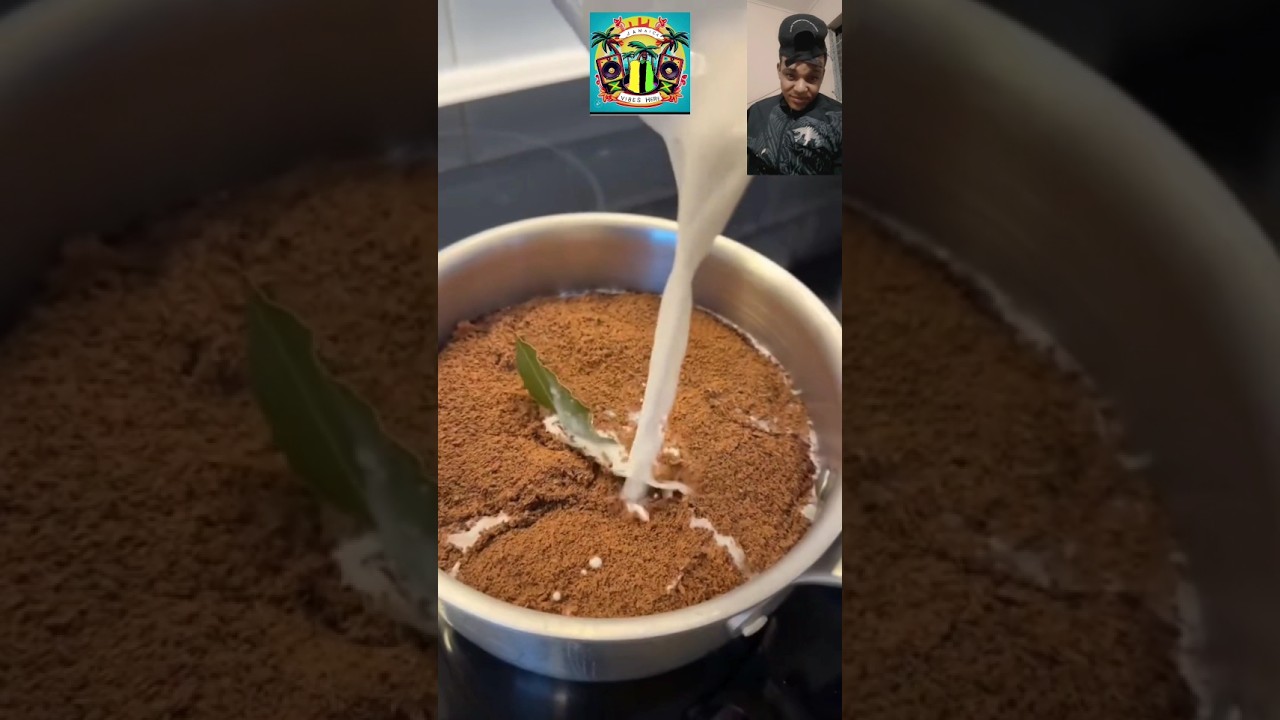 Jamaican chocolate tea make fresh from the tree 