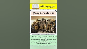 شرح سورة الفجر مع تلاوة جميلة و خاشعة #explore #لايك #دويتو #قرآن #like #المصحف #اطمئن#ايقنت#اكسبلور