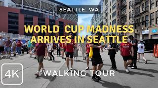 Seattle Stadium & Pioneer Square During Seattle's First World Cup Match | Walking Tour 6/2026 screenshot 1