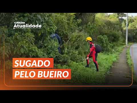 Storm in RS: search continues for man sucked into storm drain in Caxias do Sul | Gaúcha Atualidade