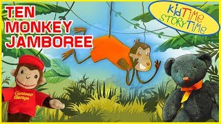 Kids Books Read Aloud: TEN MONKEY JAMBOREE