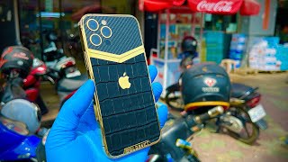 Turning Apple iPhone 12 Pro into 24K Gold   ASMR Repaire...