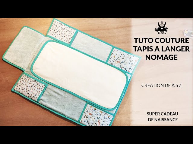 Tuto Couture : tapis à langer nomade 