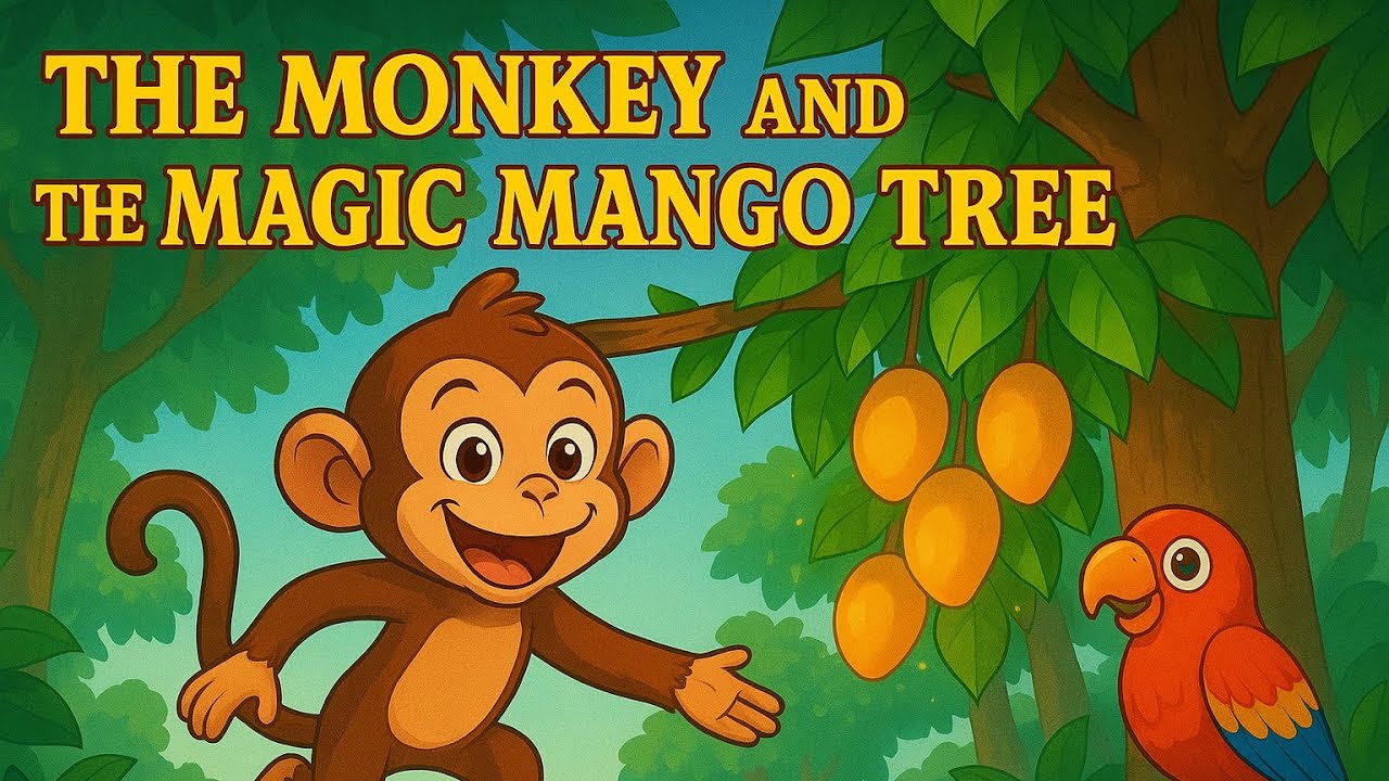 The Monkey and the Magic Mango Tree | Moral Story for Kids ...