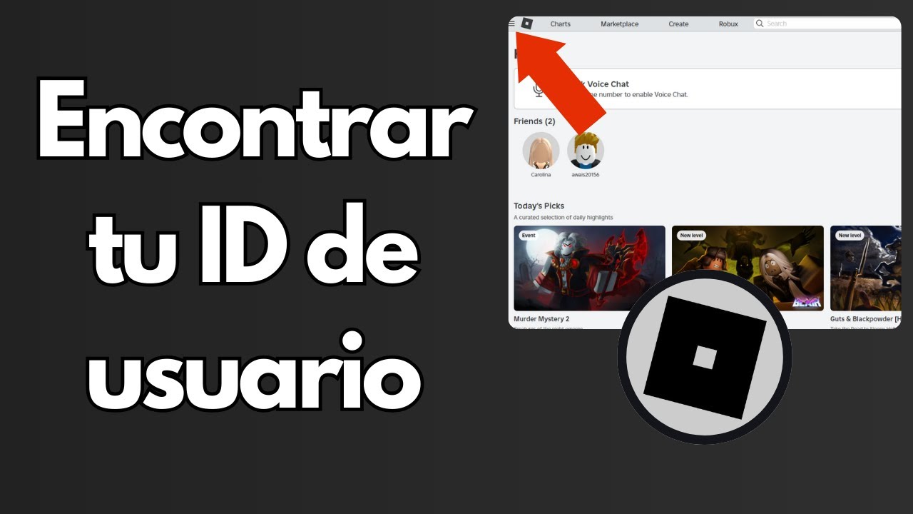 Cómo encontrar tu ID de usuario de Roblox - Tutorial - YouTube