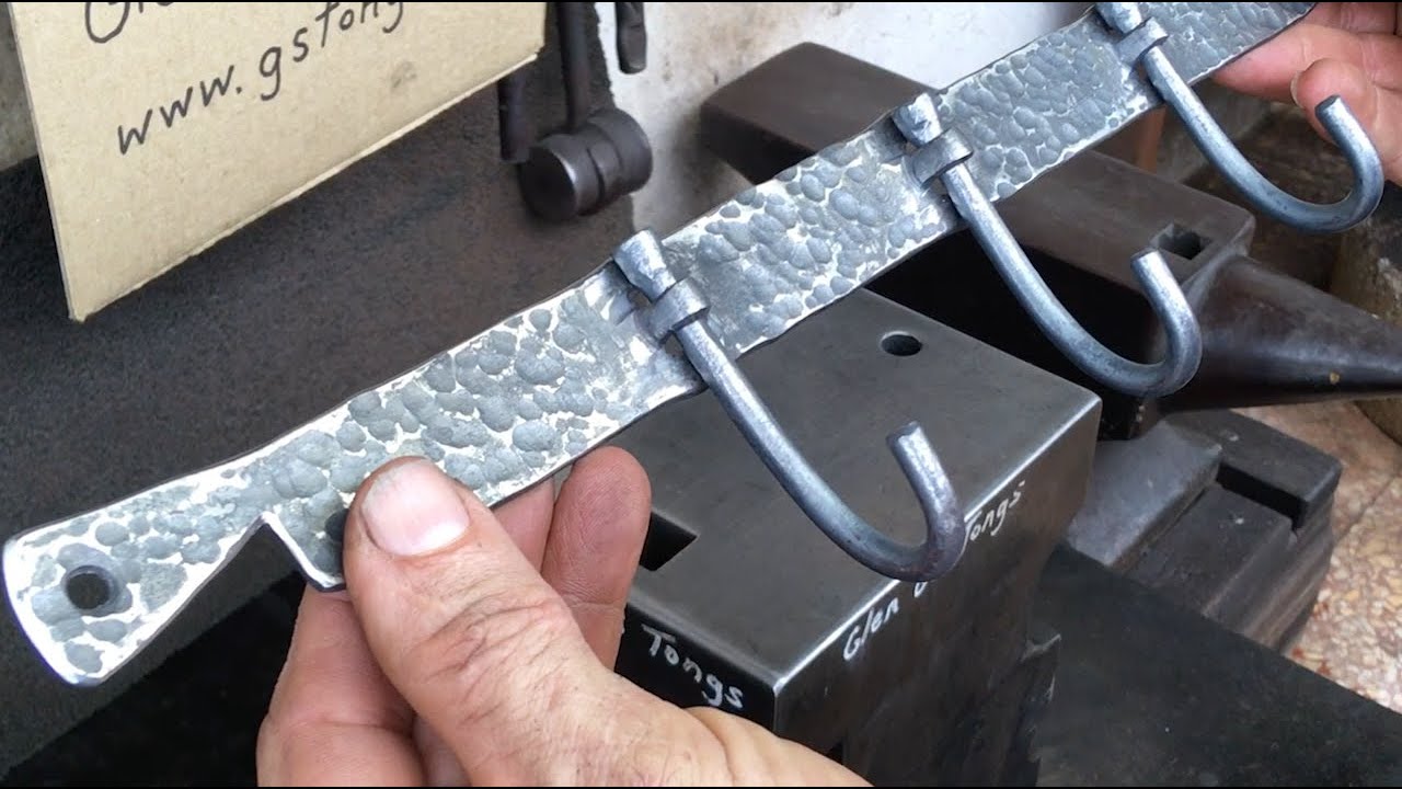 Easy To Forge Unique Hook Bracket - GS Tongs