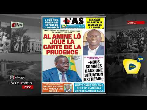 Yenekay yi ak Chérif DIA - Infos matin du 28 septembre 2026