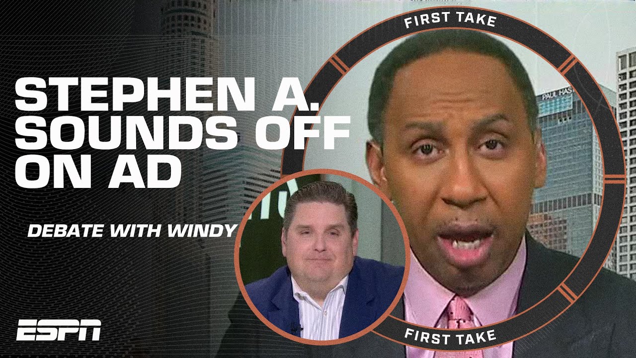 Windy, YOU'RE WRONG! - Stephen A. and Windy on Anthony Davis' performance in Game 2 | Firs