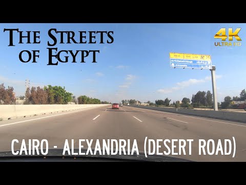 Cairo → Alexandria, Desert Road - Driving in Cairo, Egypt 🇪🇬