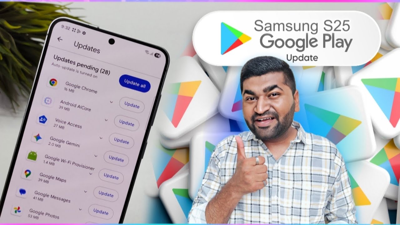 Samsung Galaxy S25 Apps Update || How to Update Google Play System ...
