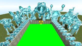 DESTROY DIAMOND ZOONOMALY MONSTERS FAMILY & MONSTERS POPPY PLAYTIME 3 in TOXIC POOL - Garry's Mod