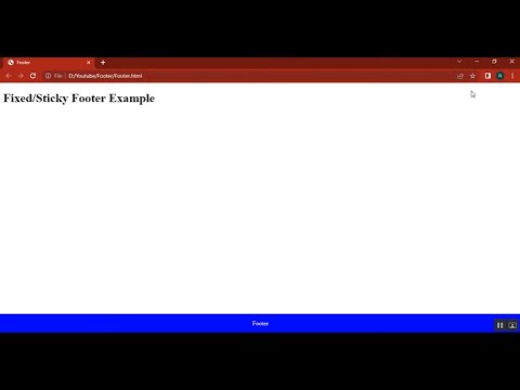 HOW TO MAKE A FOOTER || CARA MEMBUAT FOOTER DENGAN HTML & CSS - YouTube