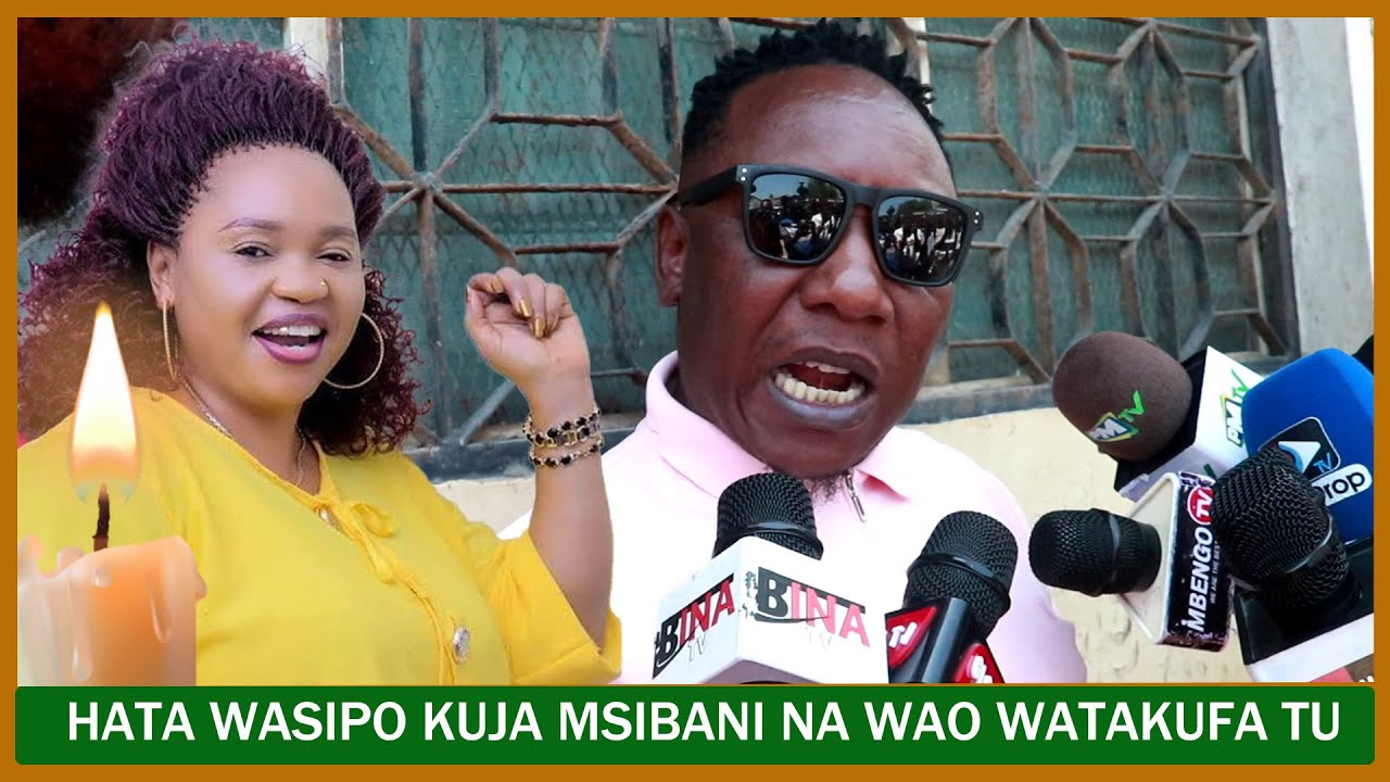 JIMMY MAFUFU ACHUKIZWA MSIBANI NA WASANII WASIOKUJA MSIBANI| AWATAJA WOTE