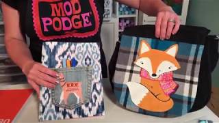 12+ Ideas for DIY Fashion and Dorm Decor with Fabric Mod Podge