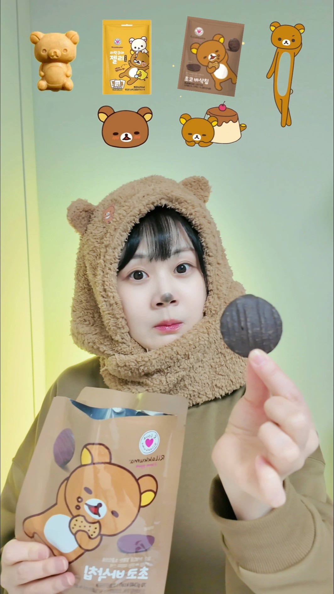 리락쿠마 먹방???Rilakkuma Mukbang #funny #shorts #mukbang