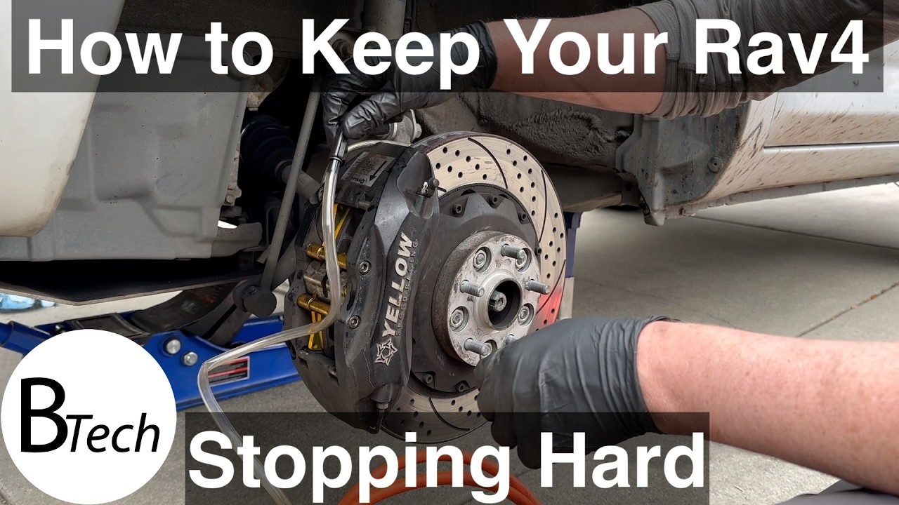 Servicing racing brakes on my Toyota Rav4