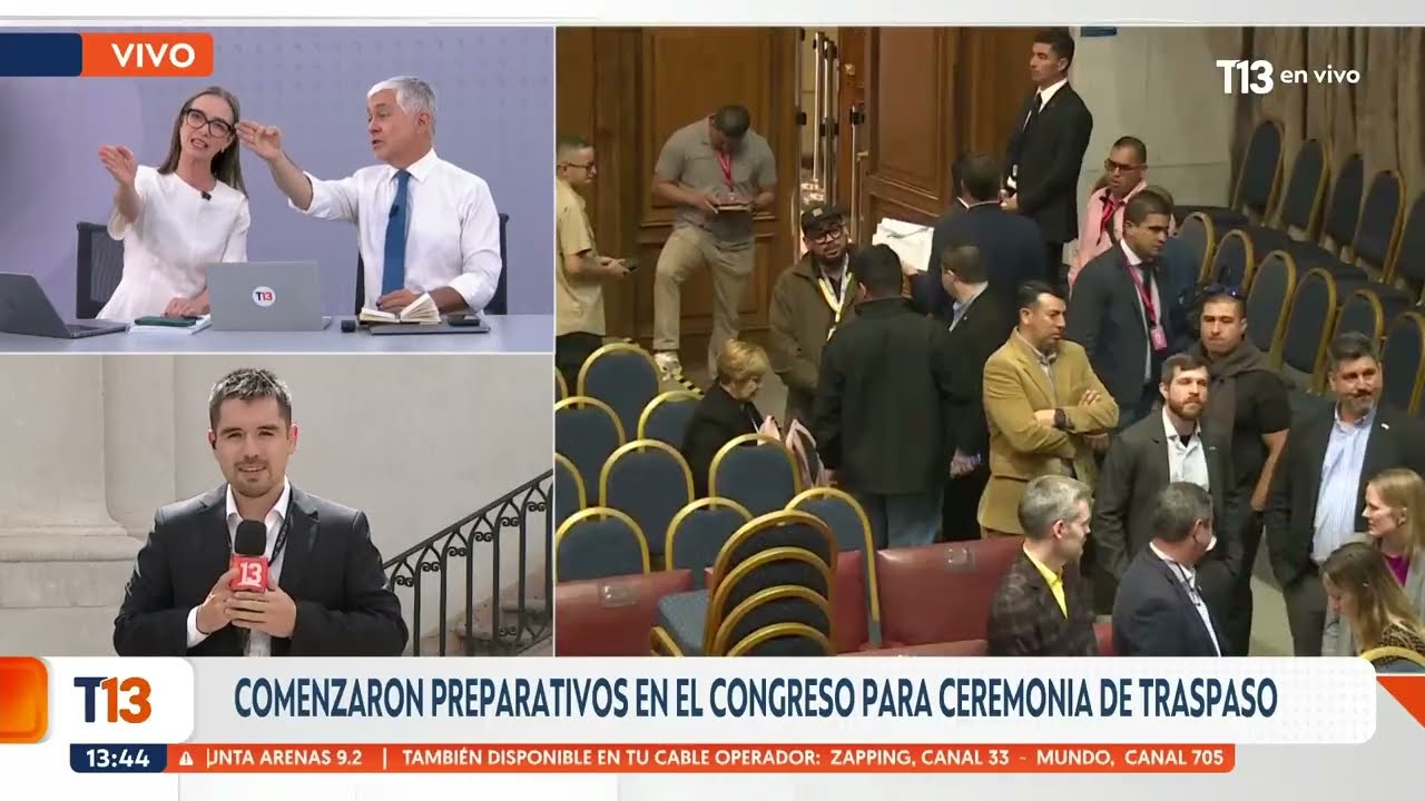 Comienzan preparativos para ceremonia de traspaso de mando en el Congreso
