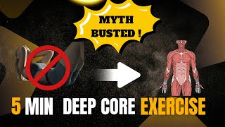 🤯 MYTH BUSTED! Stop Doing Crunches! (5 Min Deep Core Workout)