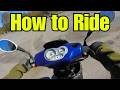 How to Ride a SCOOTER