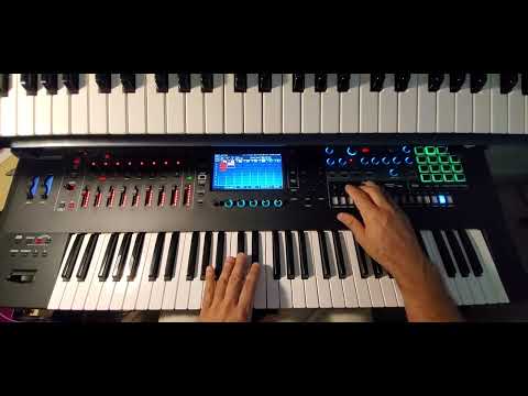 NEW ORDER - BIZARRE LOVE TRIANGLE Intro Build-up on Roland Fantom.