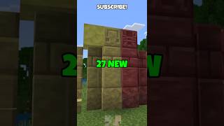 27 NEW MINECRAFT BLOCKS! #minecraft #minecraftupdate #mcpe