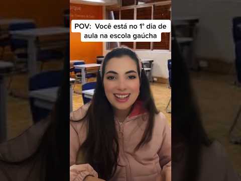 Primeiro dia de aula na escola GAÚCHA #asmrsounds #asmr