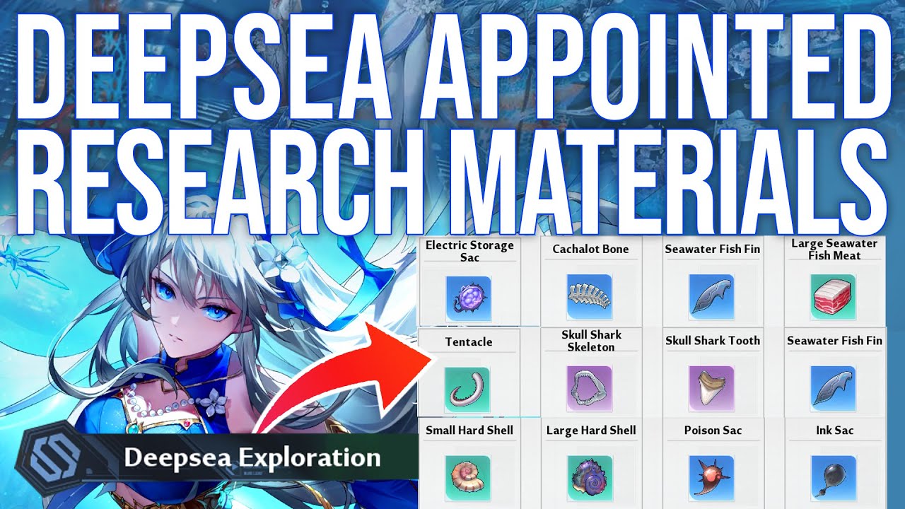 TOF 2.4 - Deepsea Appointed Research Materials Location Guide & AFK Farm Spots 