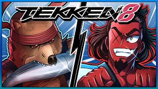 OUR 1ST MATCH! (CARTOONZ VS H20DELIRIOUS) | Tekken 8