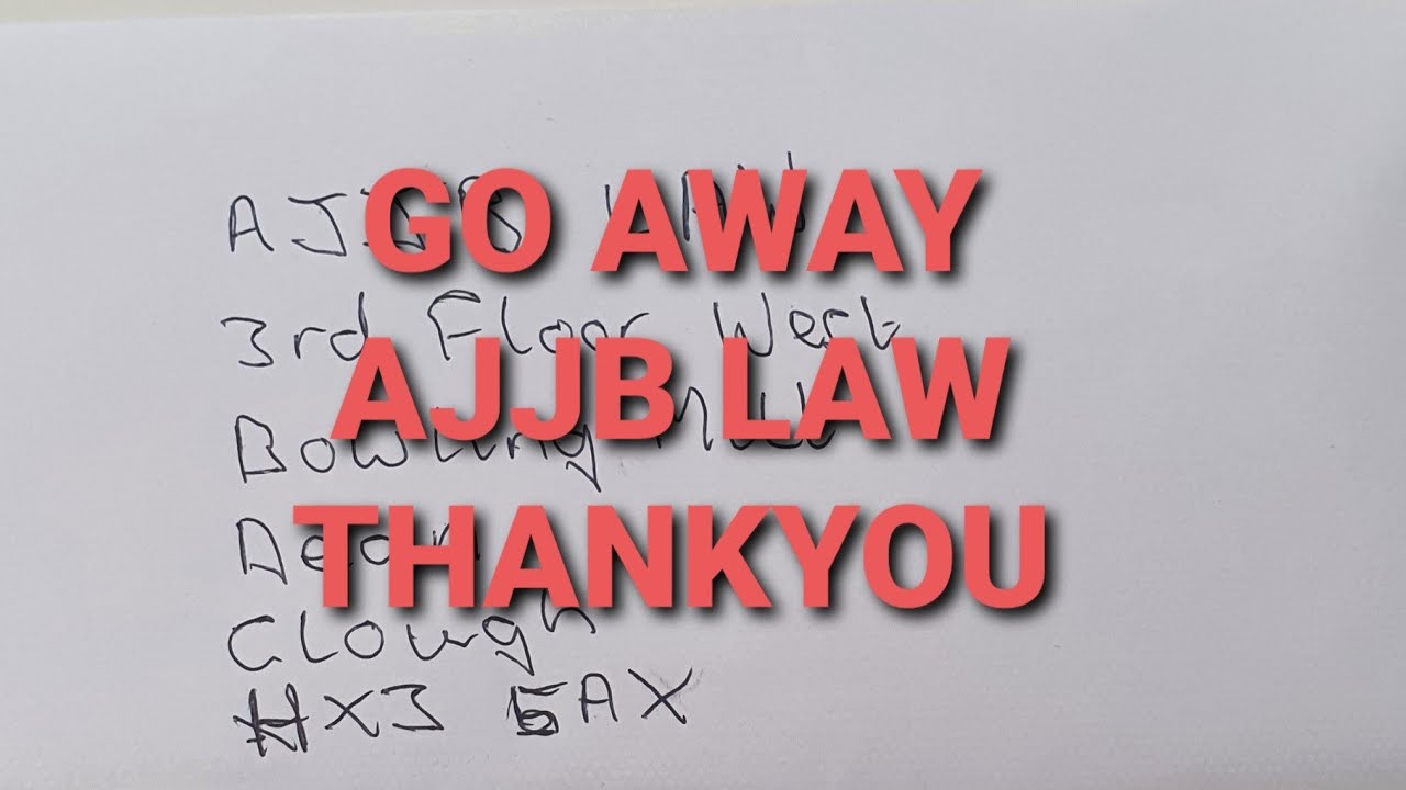AJJB Law Please Go Away And STOP Harrasing People For No Reason 