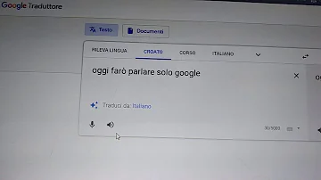 Come fare parlare Google in italiano?