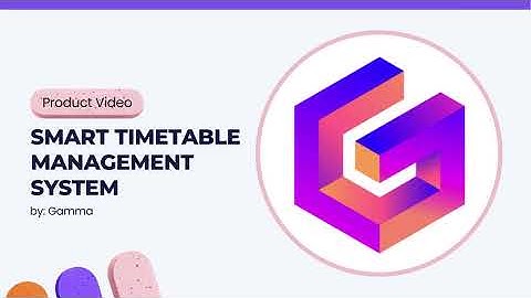 FC STARTUP 23: SMART TIMETABLE MANAGEMENT SYSTEM