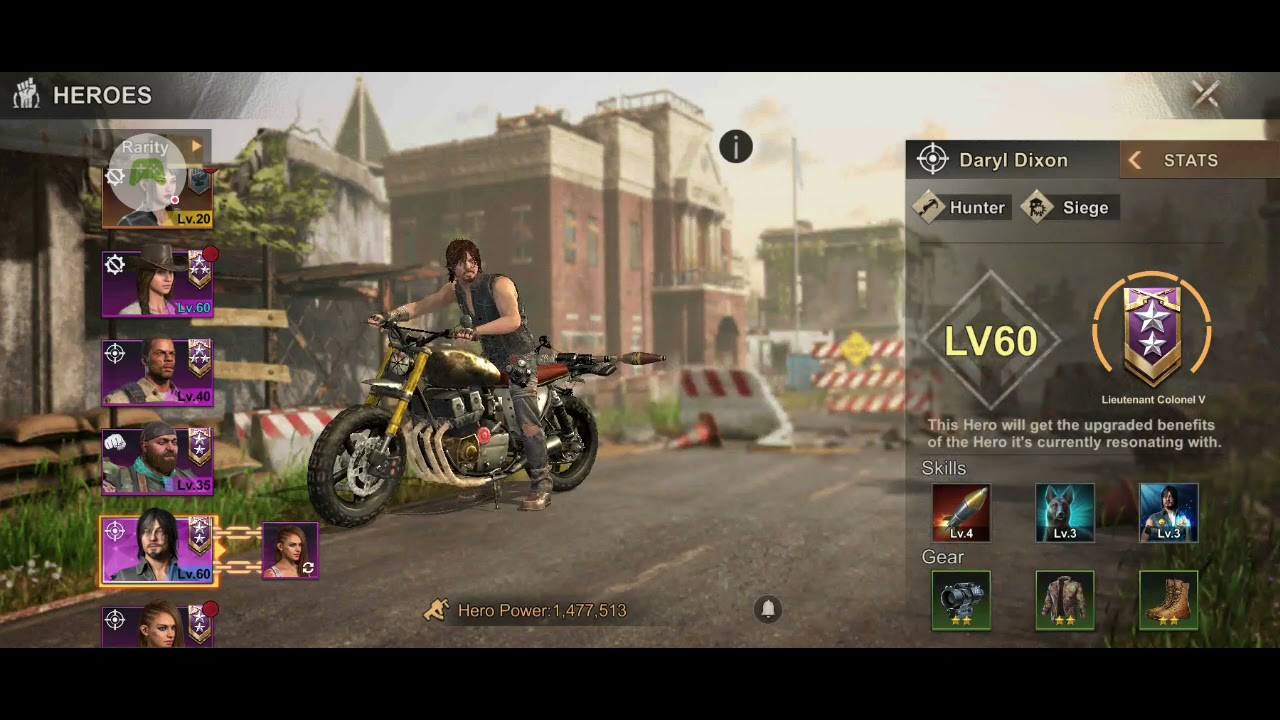 State of Survival × The walkingdead:Daryl Dixon gameplay 🧔🐕🧩