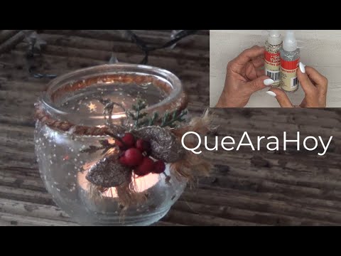 4 Christmas Ideas 🎄 with glitter glue