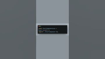 Speed Up React Apps with Lazy Loading #ReactJS