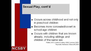 Children With Sexual Behavior Problems