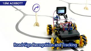 New Launch - Learn Ai With Qd003 Ai Vision Esp32 Smart Car Kit Acebott