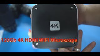 120Gb 4K UHD HDMI WiFI Industry Microscope | مراجعة افضل ميكرسكوب حاليا